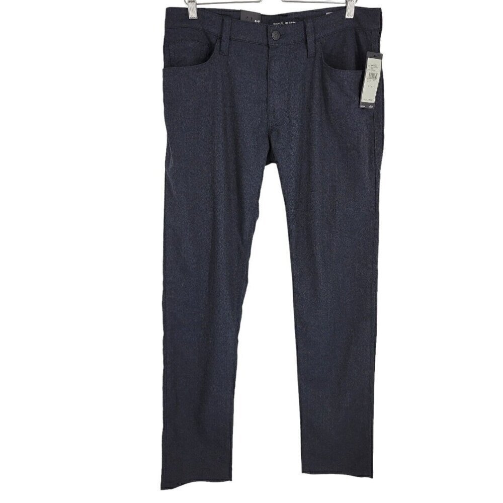 Mavi Men's 35x34 Marcus Slim Straight Leg Jeans Smoke Feather Tweed